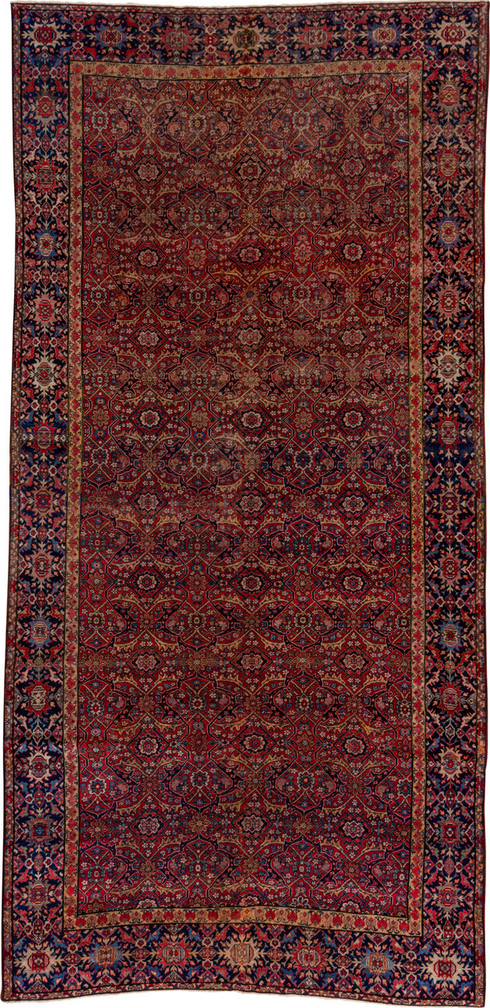 Antique Farahan Area Rug (7' x 14')